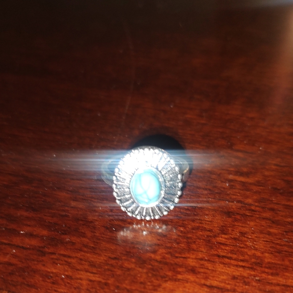Silver and Turquoise Ring